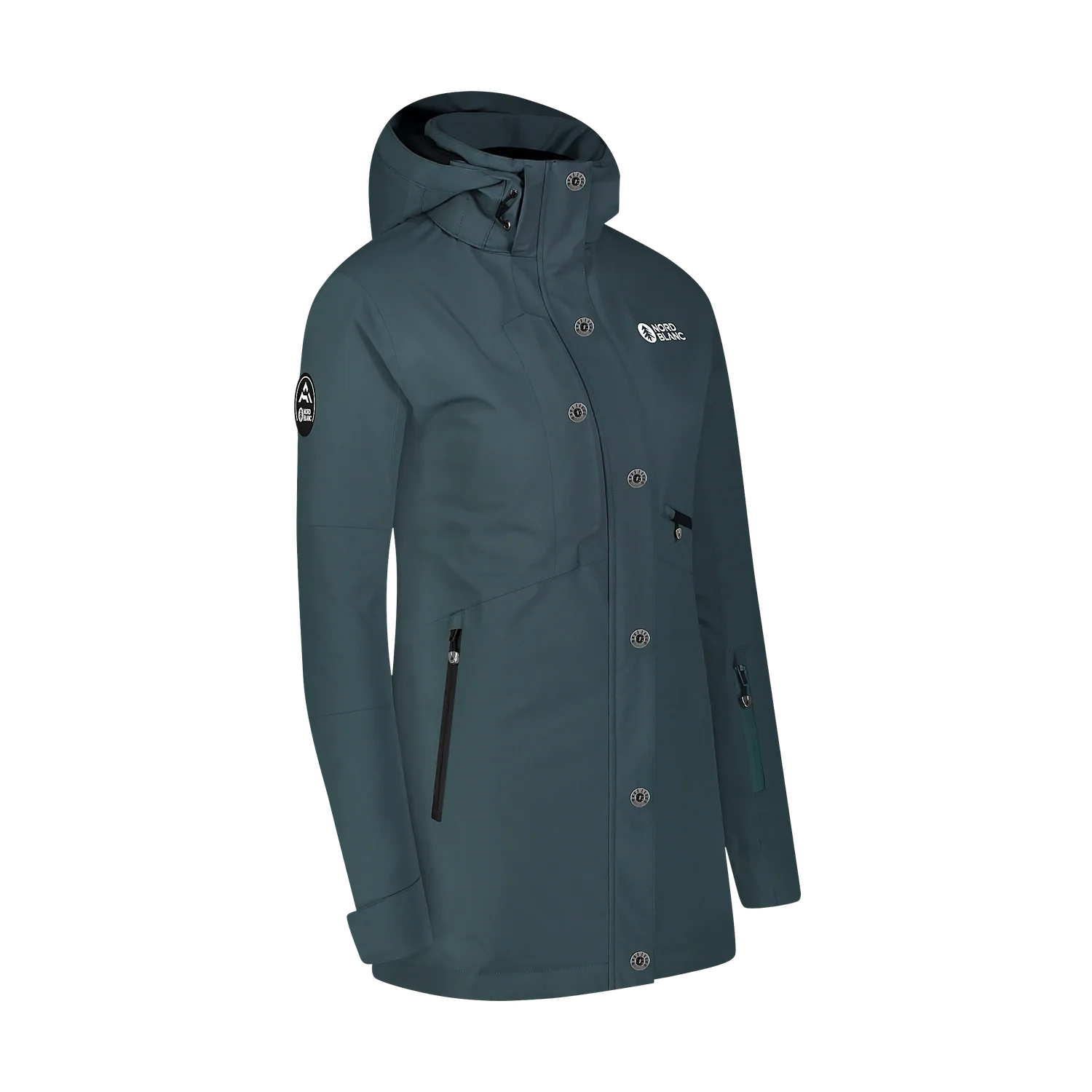 Winter and ski jacket women's - SLEDDING green-2