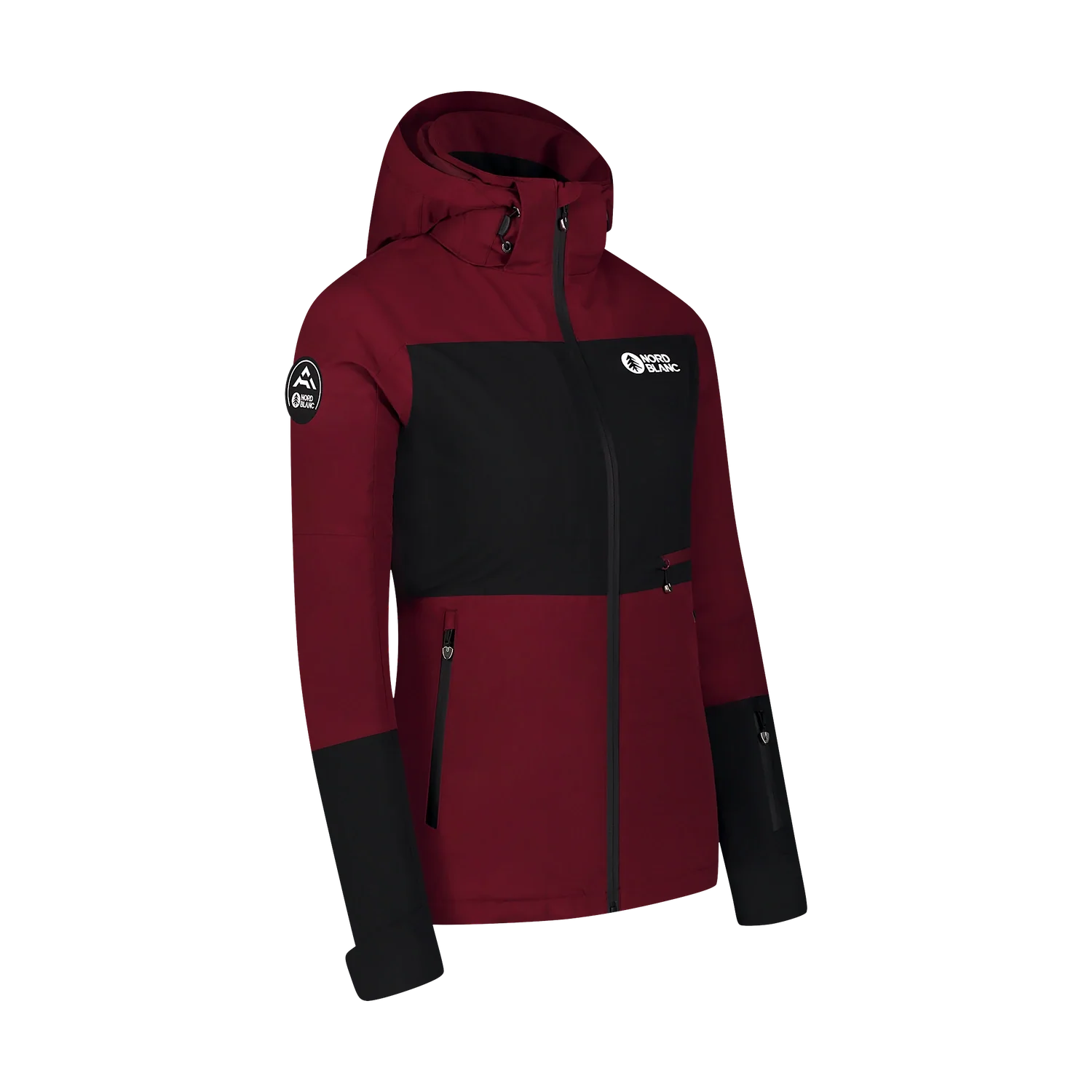 Skijacke Damen - ICEFALL weinrot-2