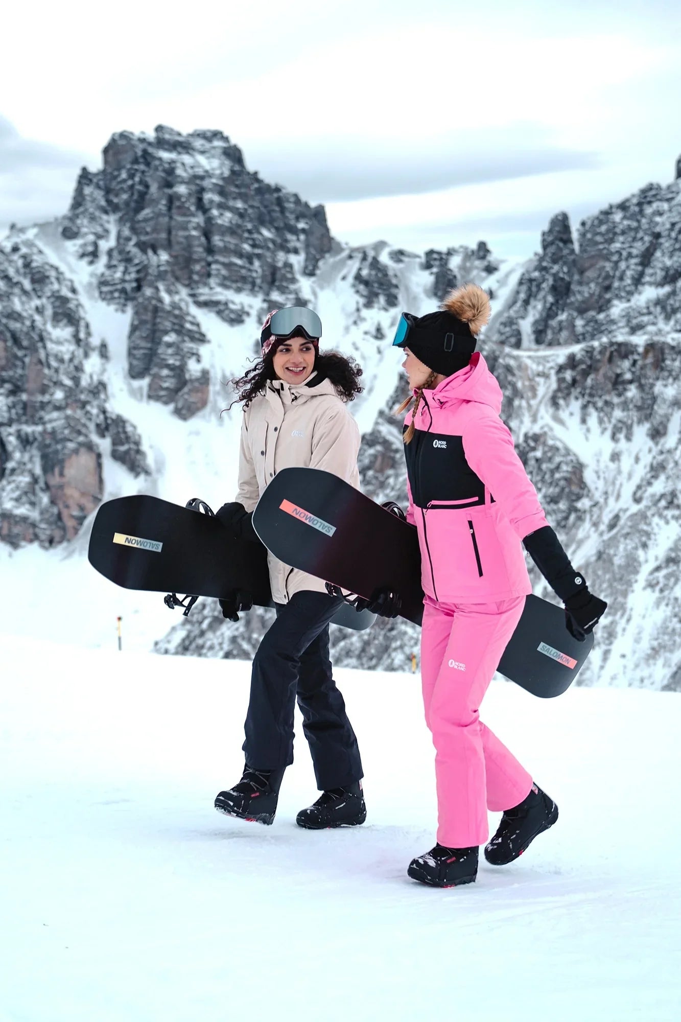Skijacke Damen - ICEFALL pink-3