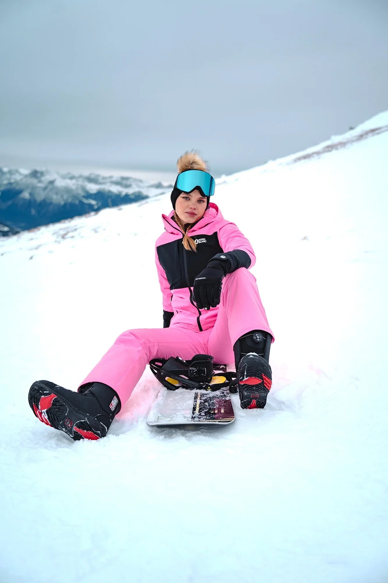 Skijacke Damen - ICEFALL pink-4