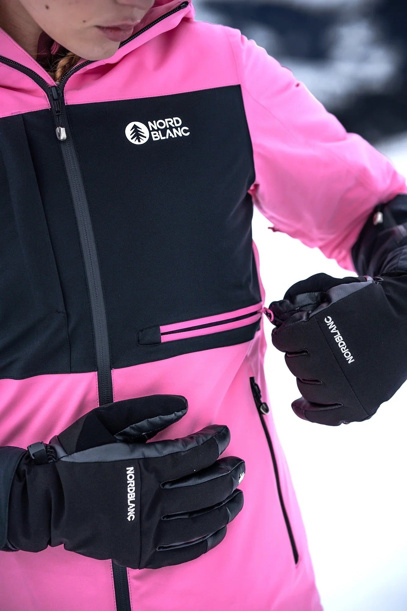 Skijacke Damen - ICEFALL pink-7