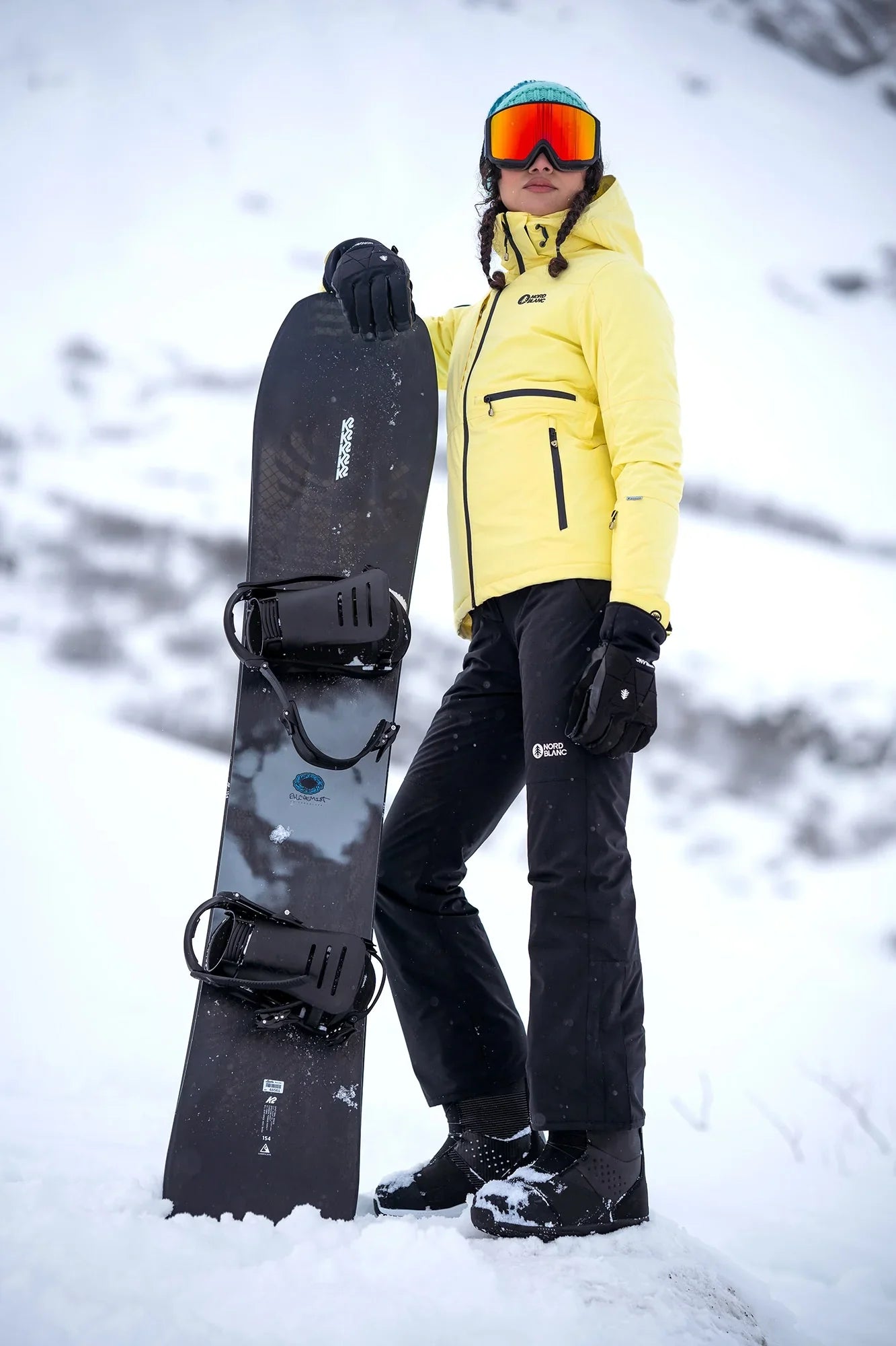 Skijacke Damen - ICEFALL gelb-4