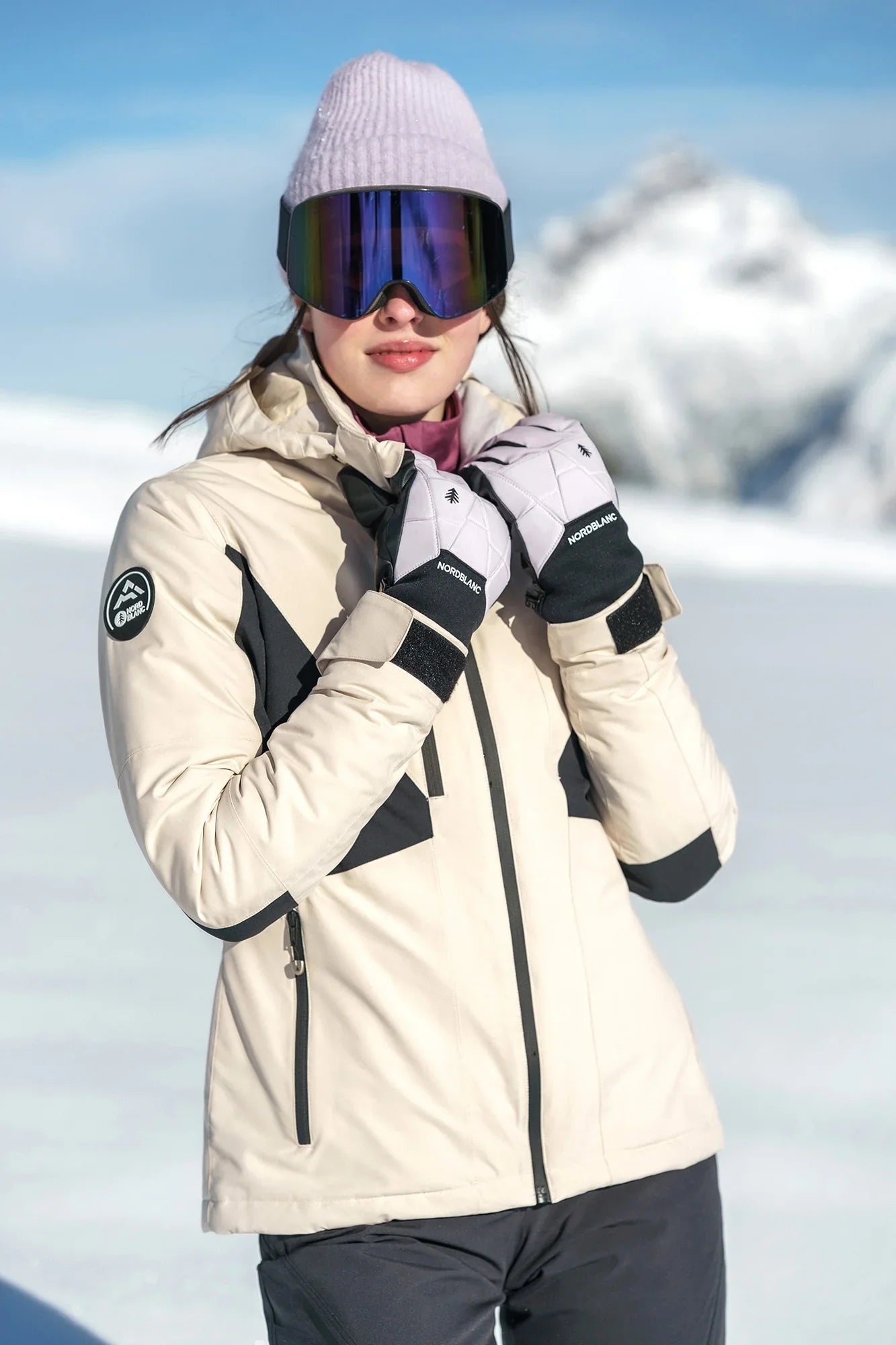 Skijaška jakna ženska - TWILIGHT bež-8
