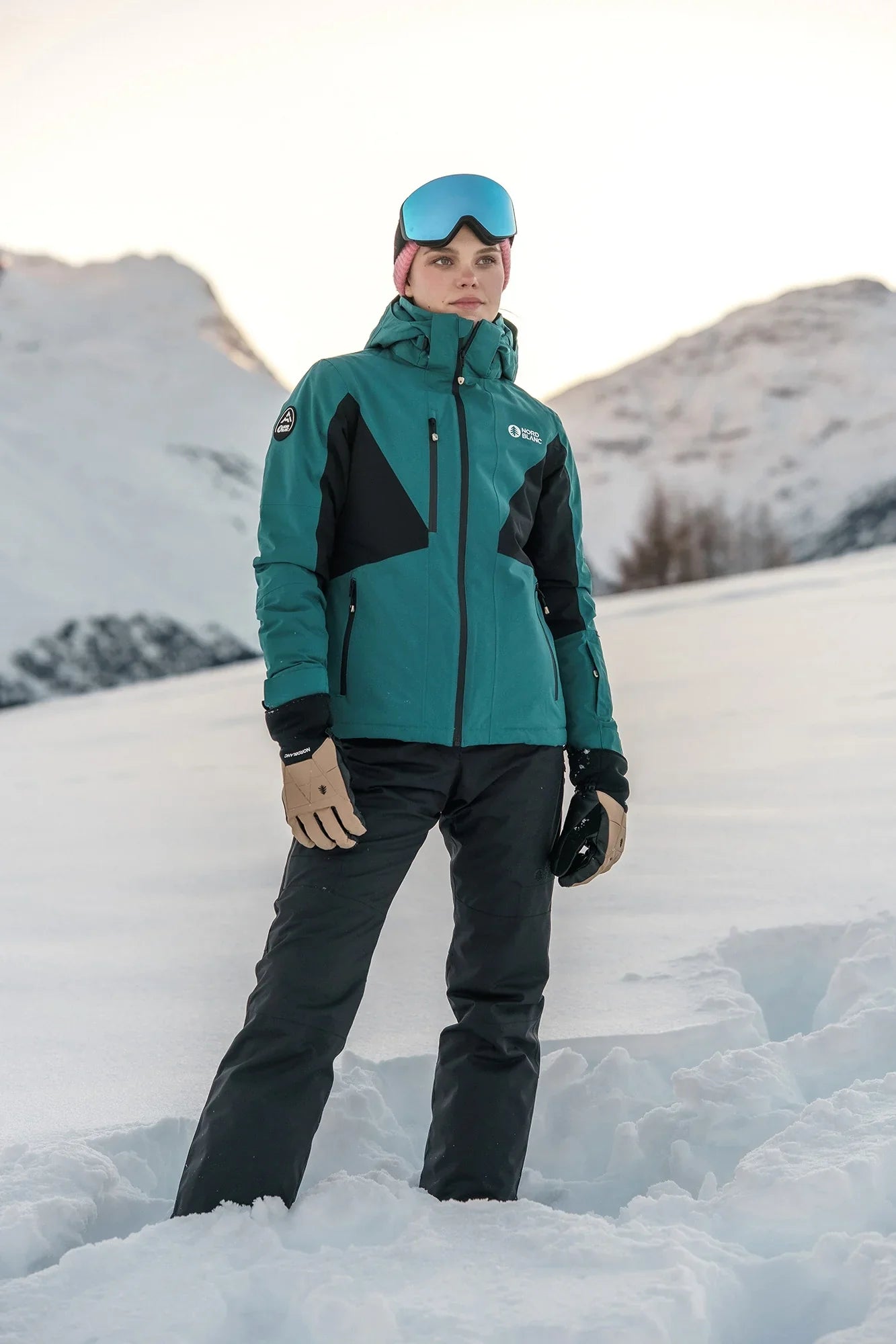 Ski jacket women's - TWILIGHT green-2