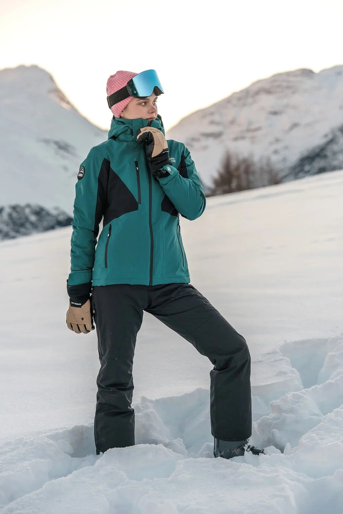 Ski jacket women's - TWILIGHT green-3