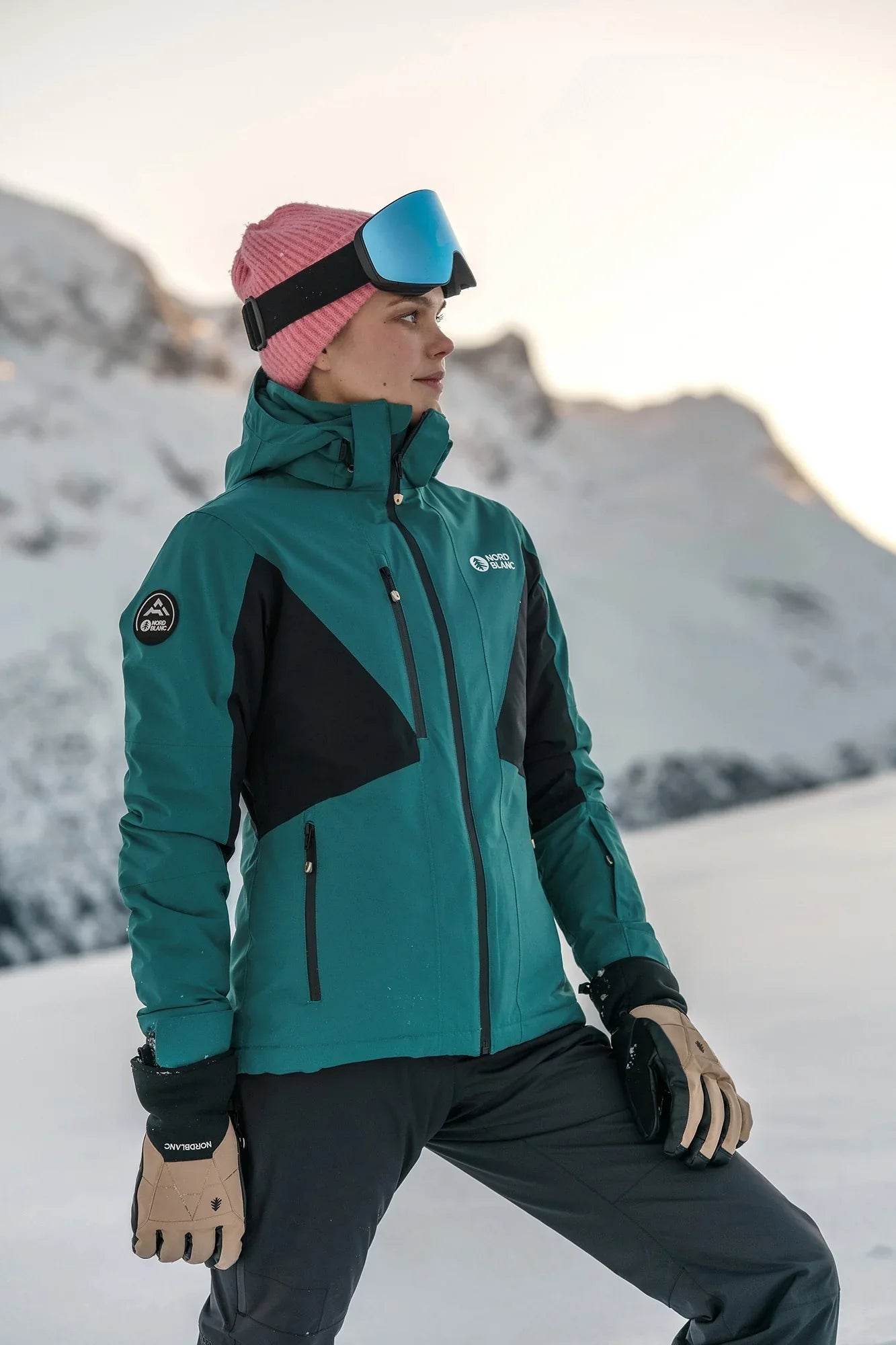 Ski jacket women's - TWILIGHT green-4