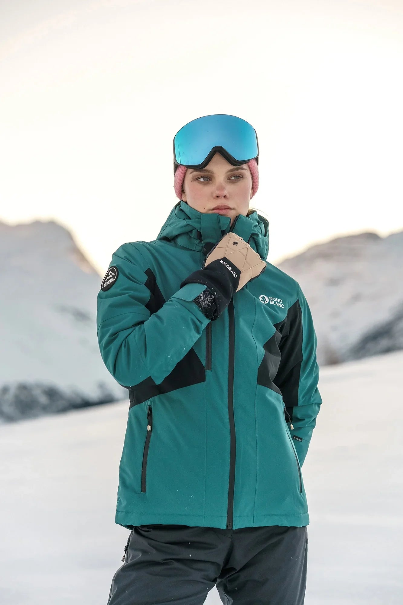 Ski jacket women's - TWILIGHT green-5