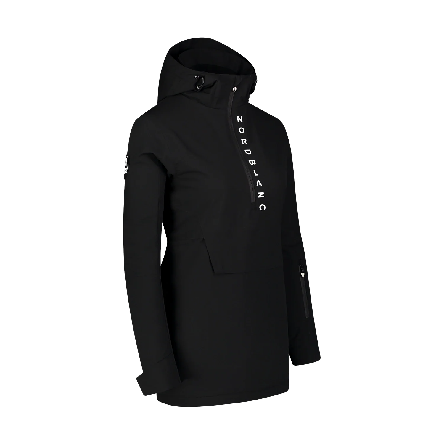 Geacă anorak pentru snowboard pentru snowboard negru pentru femei - WINTERFUN negru-2