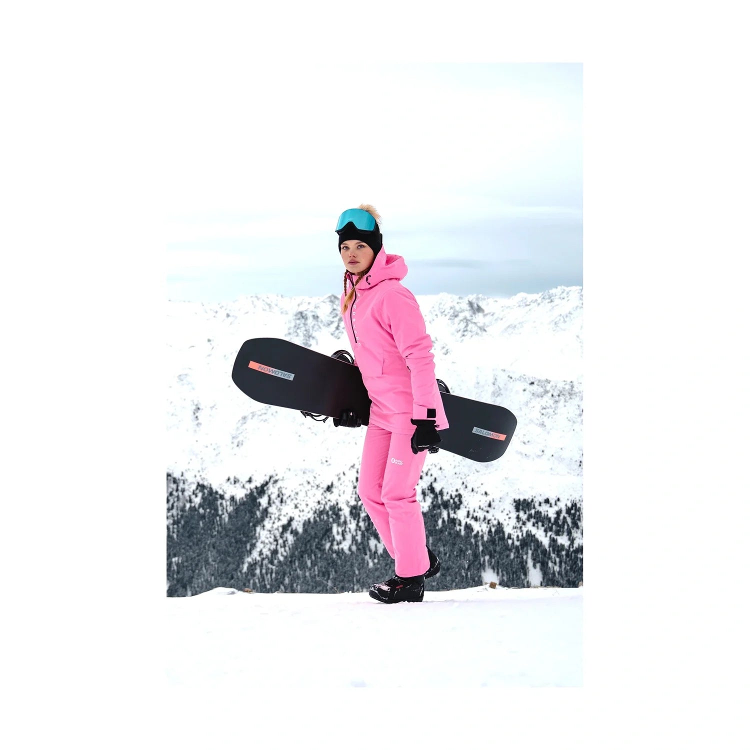 Smučarski anorak ženski - WINTERFUN roza-3