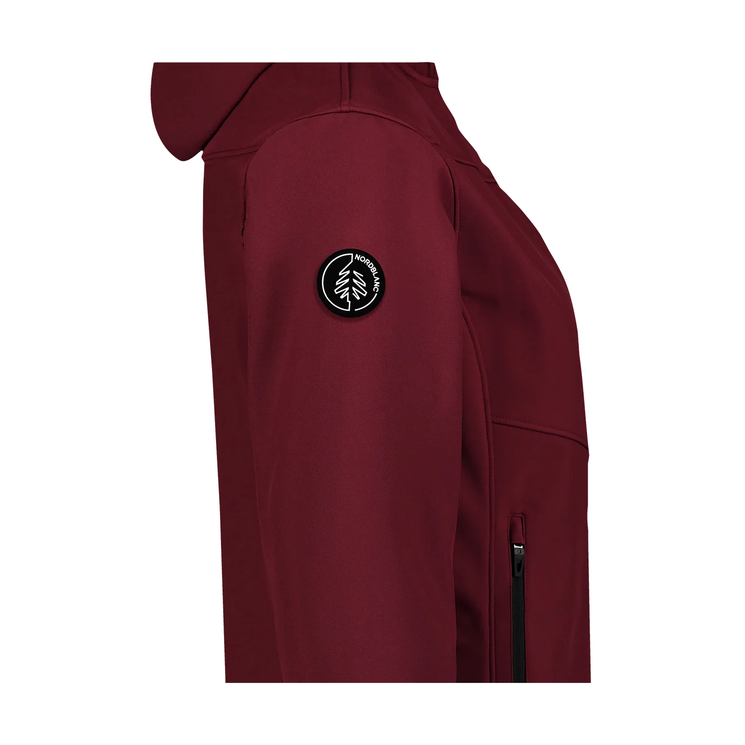 Softshell jacket with fleece women's - TARN wine red-3
