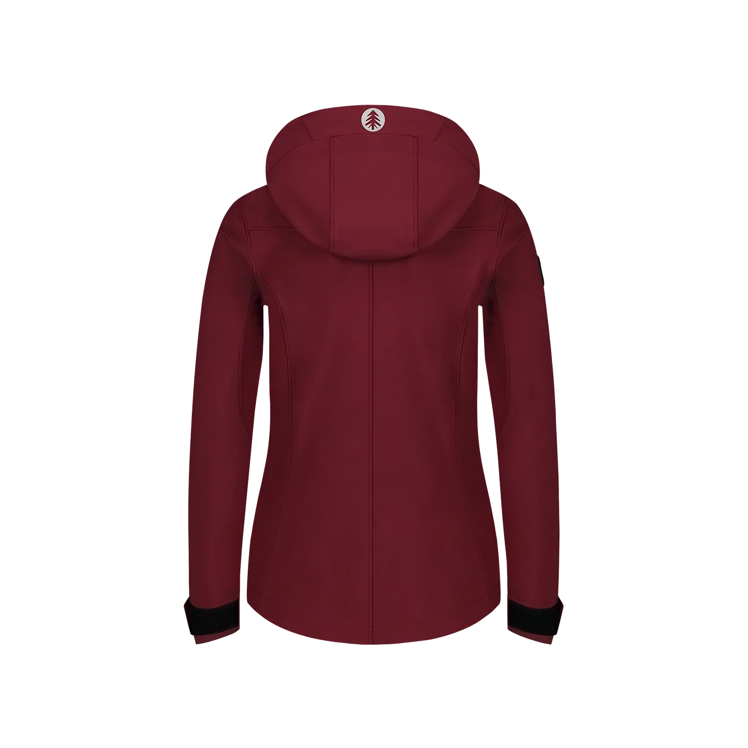 Softshell jacket with fleece women's - TARN wine red-4