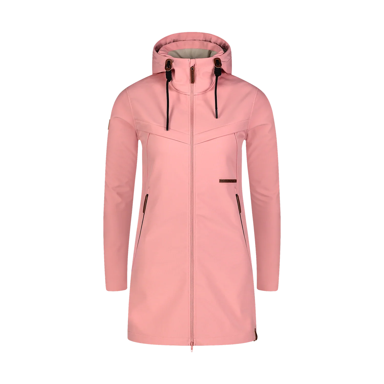 Warmer Softshell parka Damen - DOMINOES pink