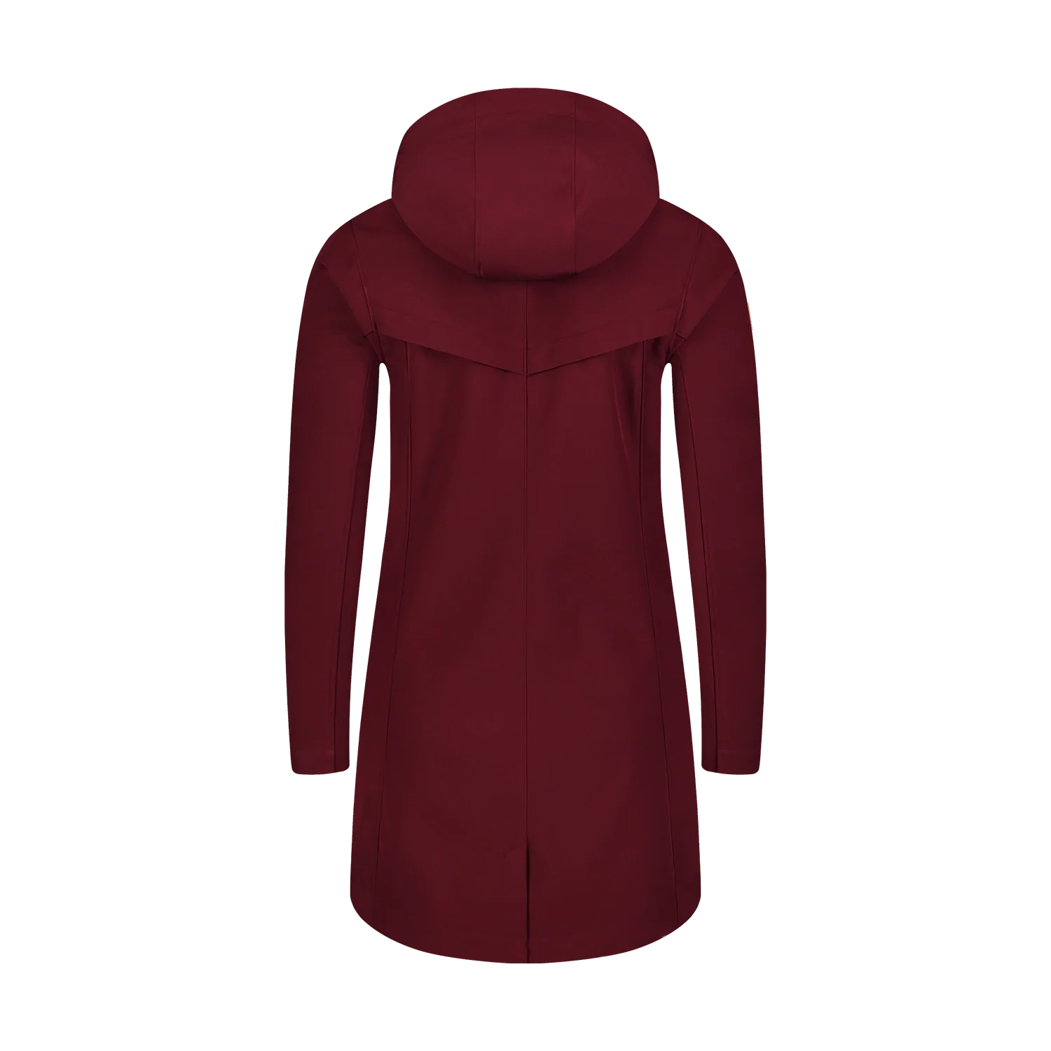Softshell parka with fleece women's - DOMINOES wine red-3