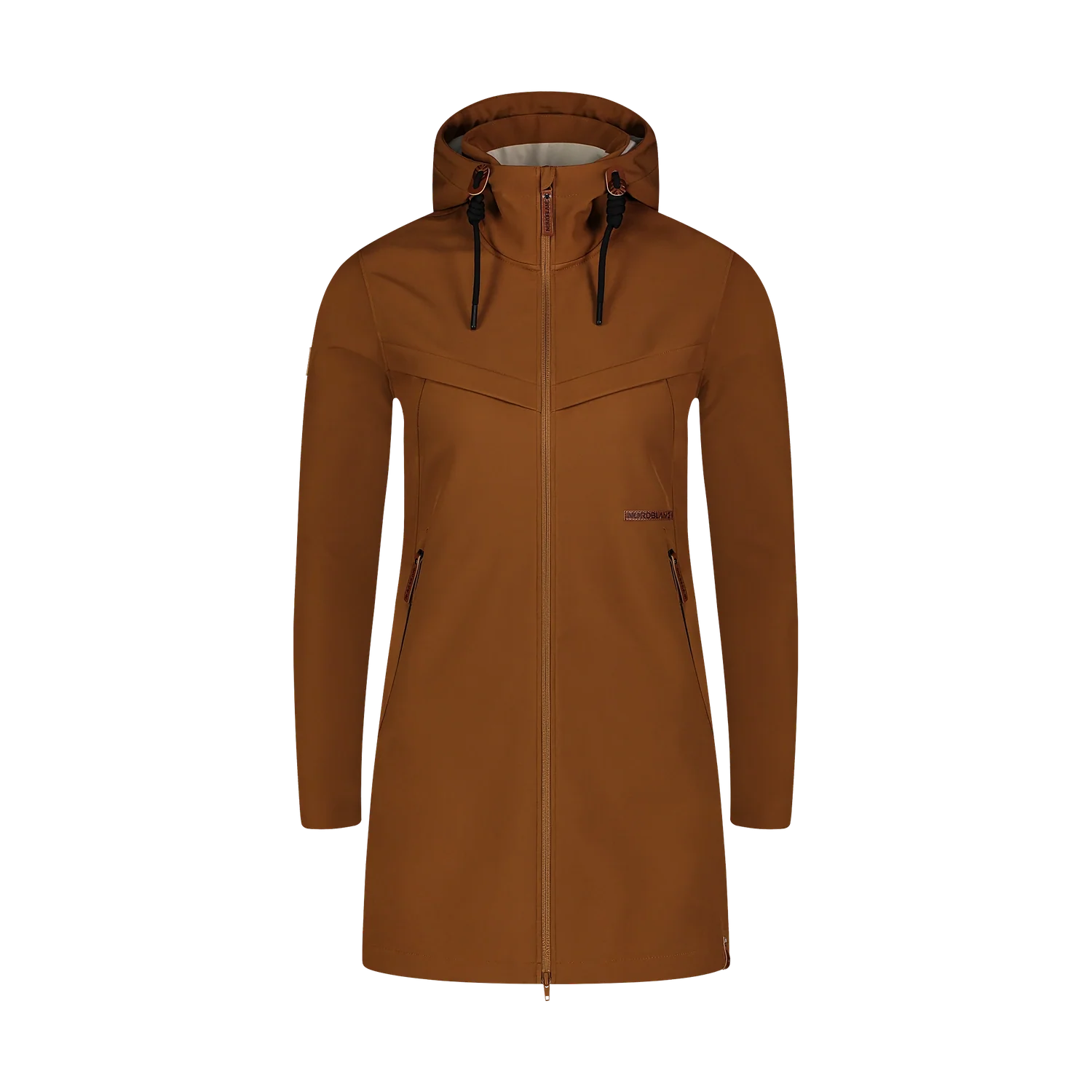 Warmer Softshell parka Damen - DOMINOES braun