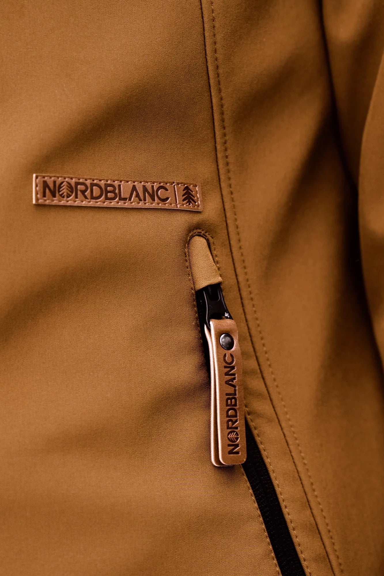 Softshell parka with fleece women's - DOMINOES brown-7