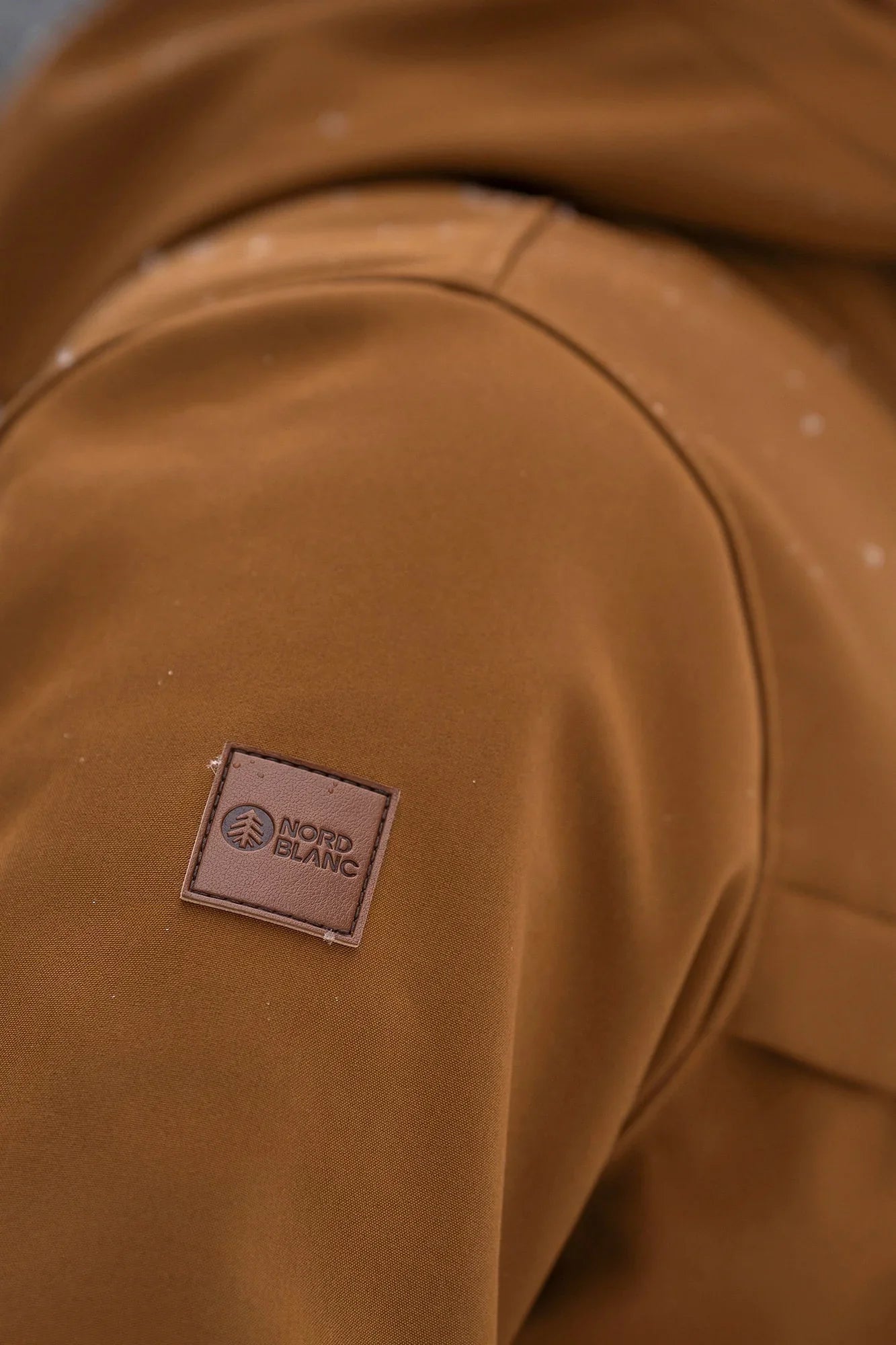 Softshell parka with fleece women's - DOMINOES brown-8