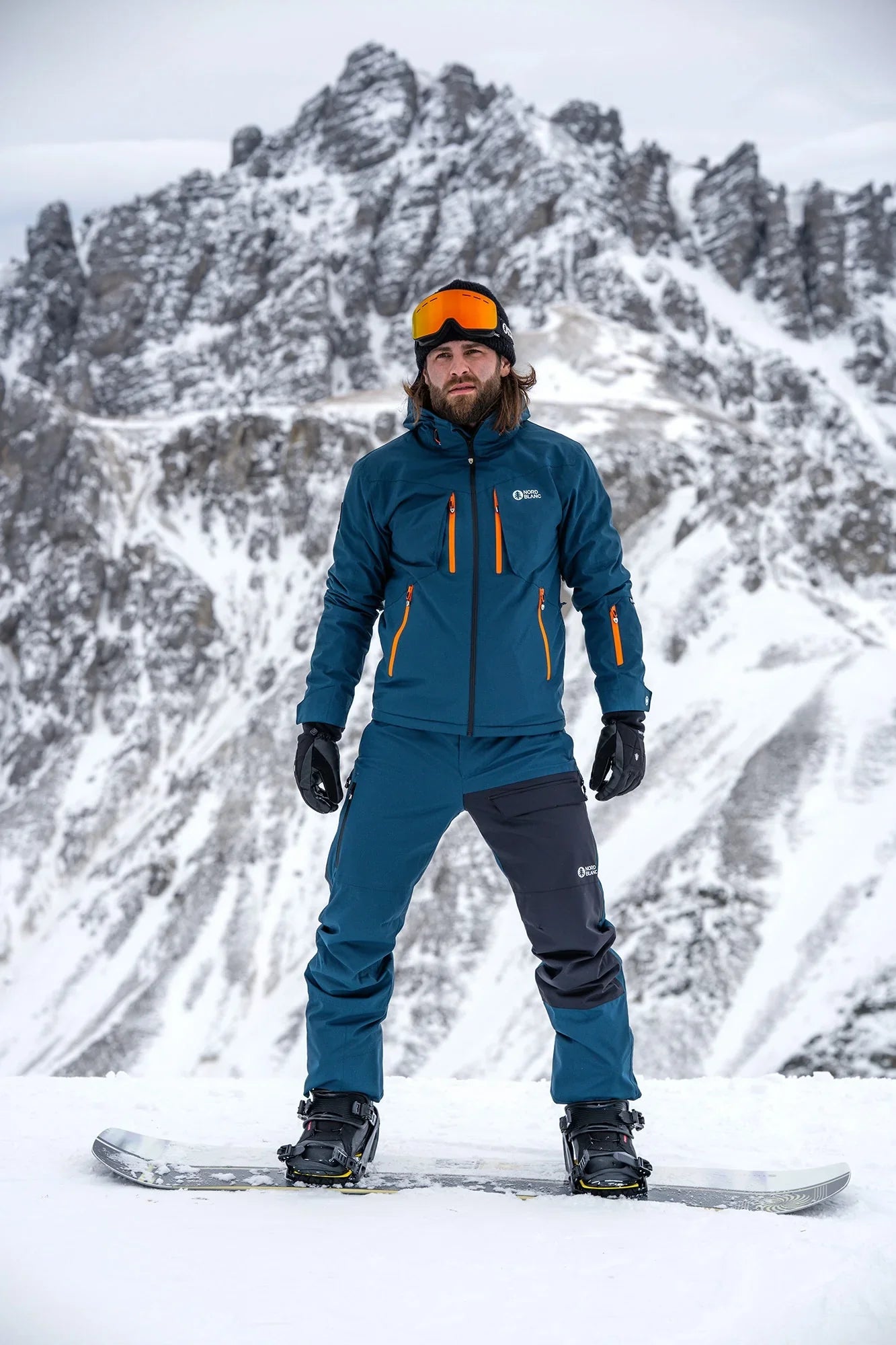 Ski and snowboard pants men's - PLOW blue-3