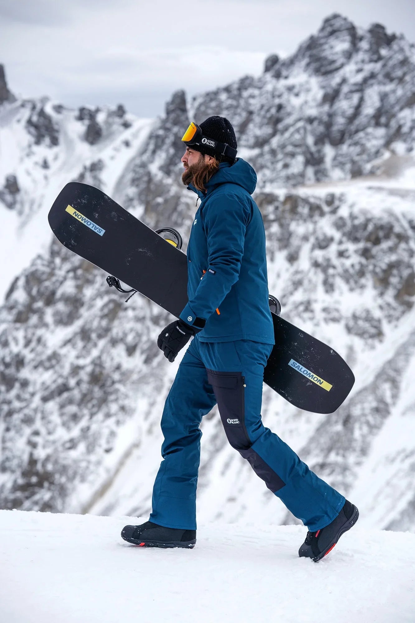 Ski and snowboard pants men's - PLOW blue-5