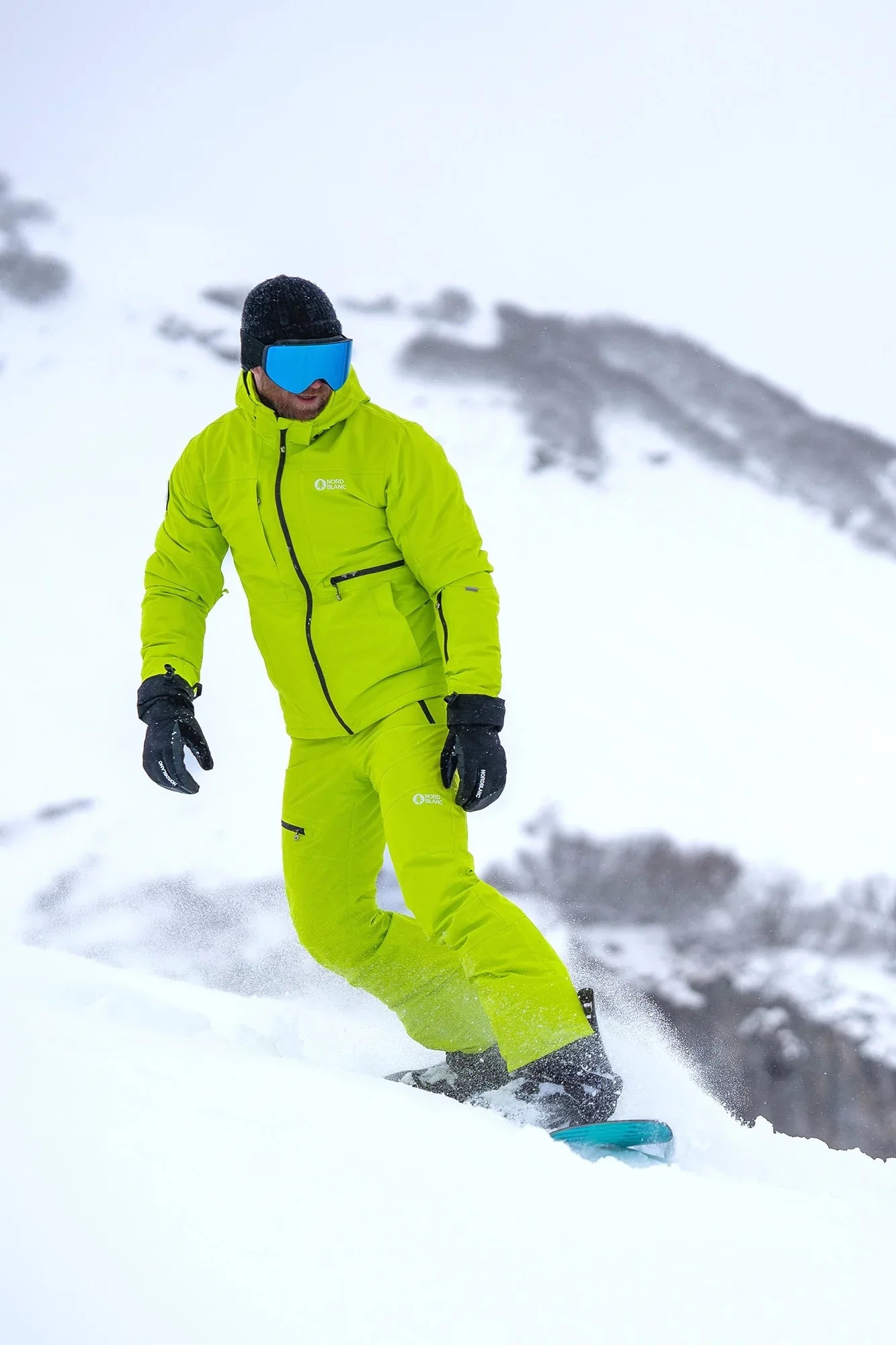 Ski pants men's - FROSTED green-2