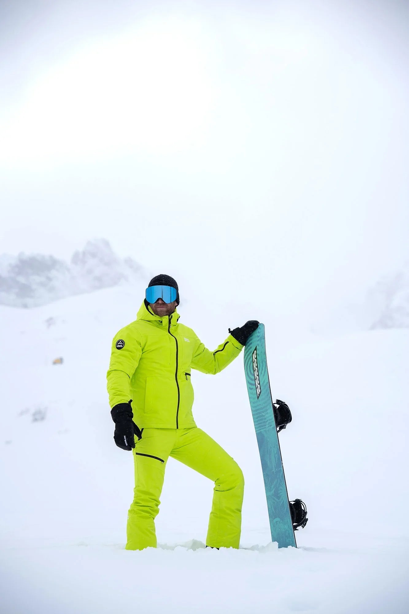 Ski pants men's - FROSTED green-3