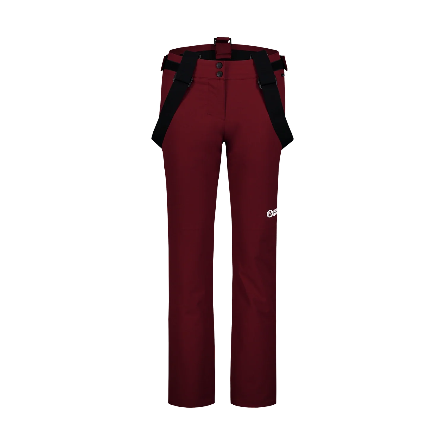 Ski pants women's - ICEQUEEN wine red-1