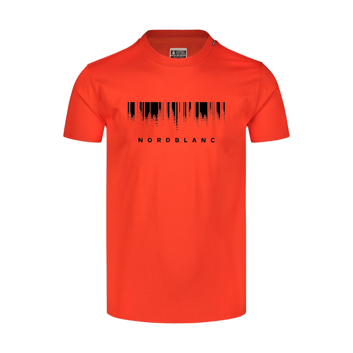 T-shirt i bomull herr - TREECODE orange