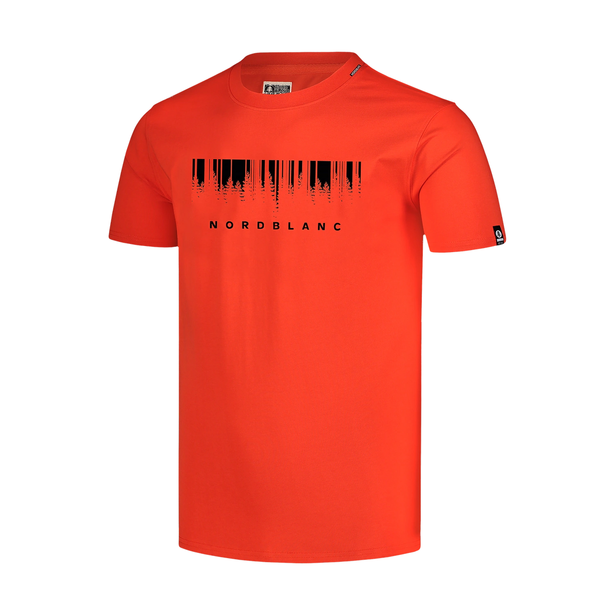 T-shirt i bomull herr - TREECODE orange – bild 2