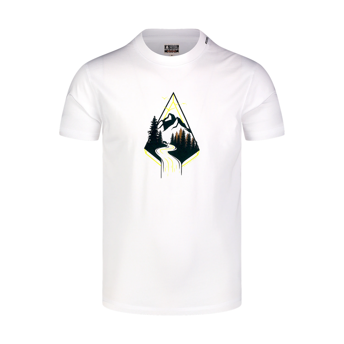 Cotton t-shirt men's - ARROWHEAD white