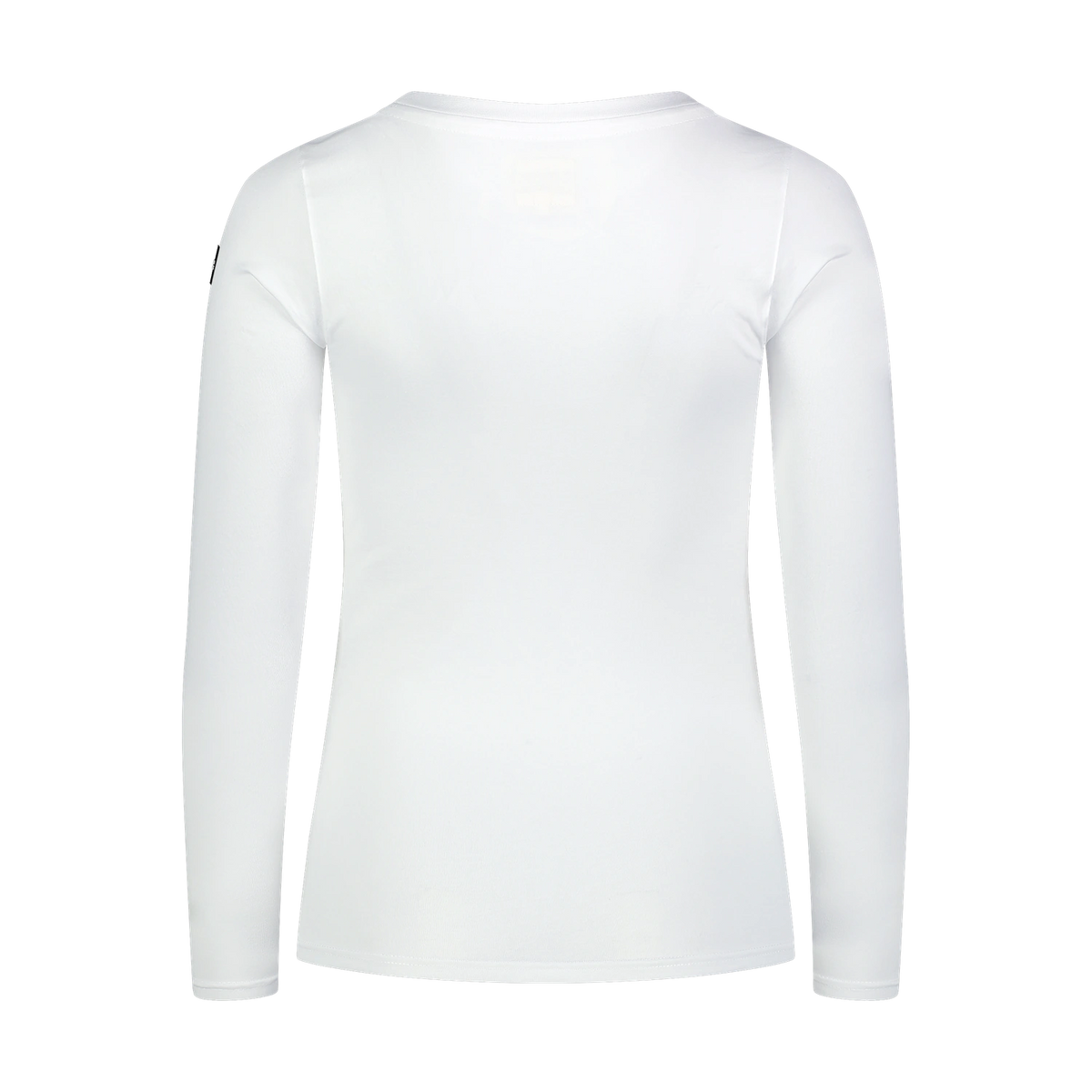 Baumwolle Langarm T-Shirt Damen - SWEDEN weiß – Bild 2