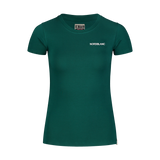 Cotton t-shirt women's - WINDOWS green