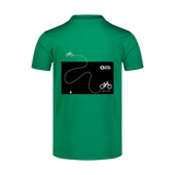 Tricou din bumac pentru bărbați - DOMESTIQUE verde