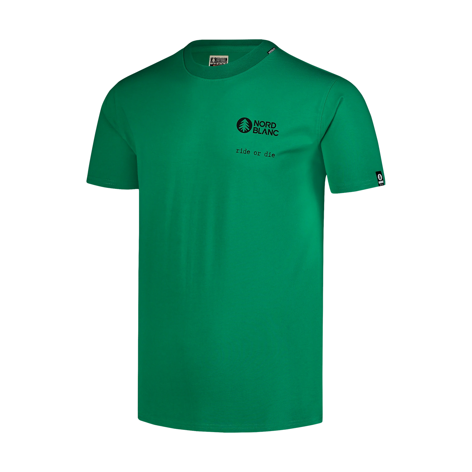 Tricou din bumac pentru bărbați - DOMESTIQUE verde-3
