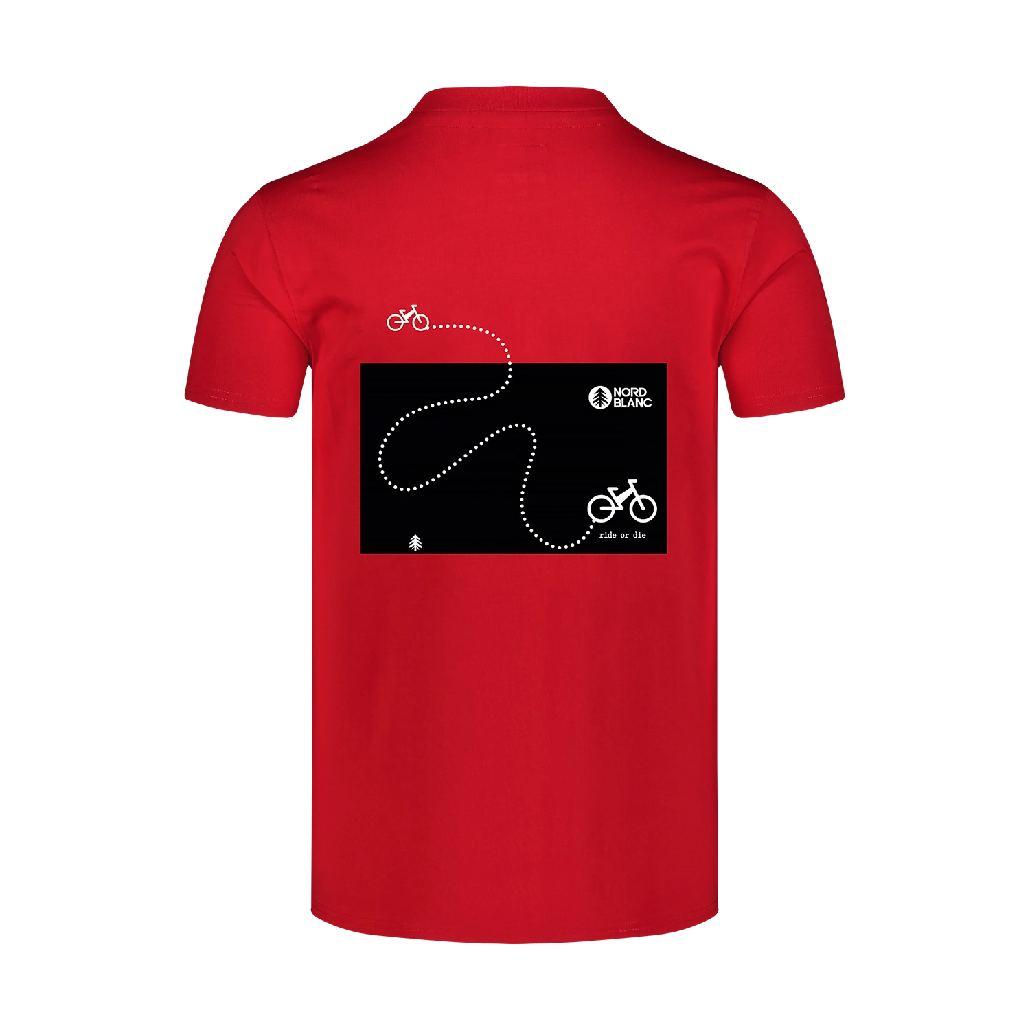 Baumwolle T-Shirt Herren - DOMESTIQUE rot-1
