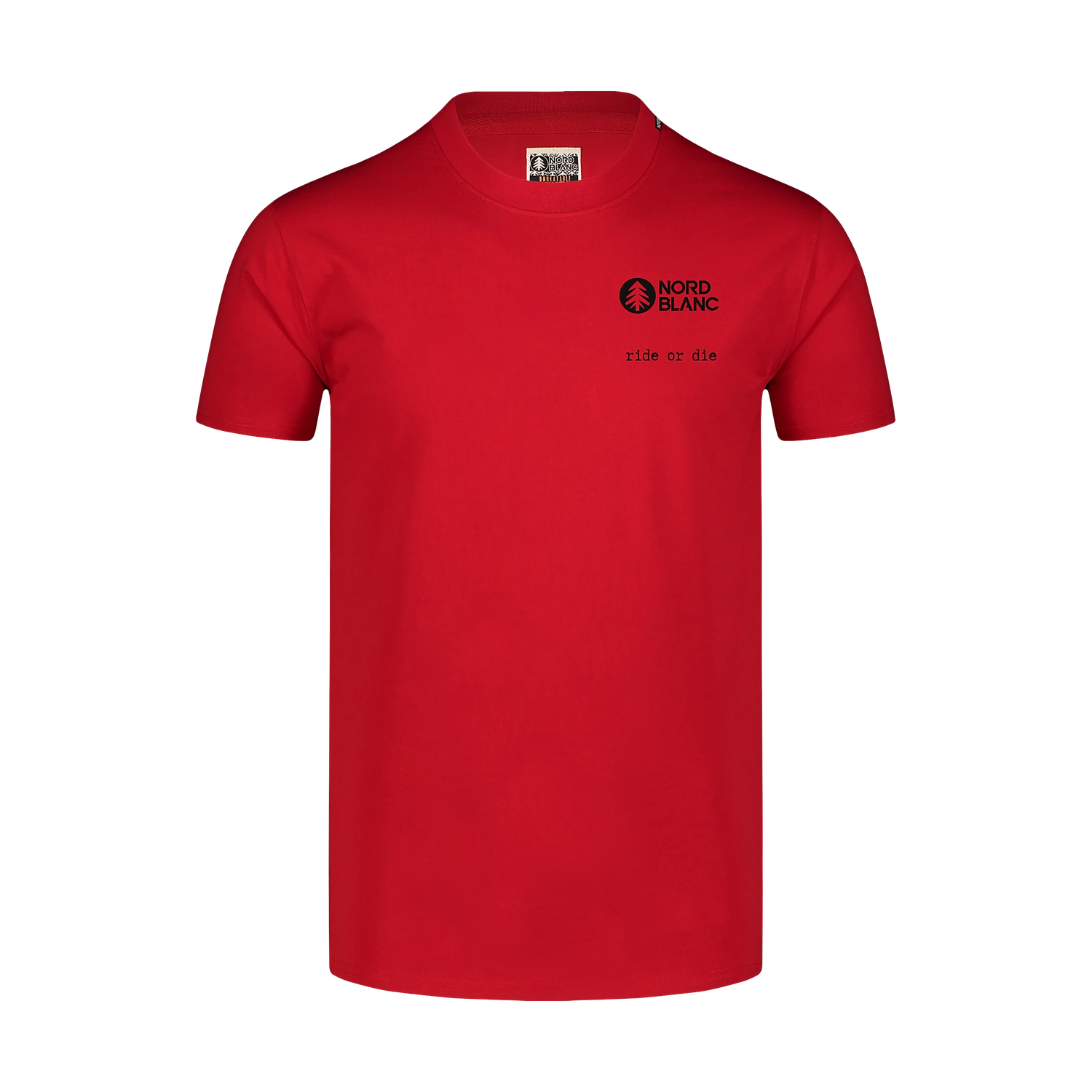 Baumwolle T-Shirt Herren - DOMESTIQUE rot-2