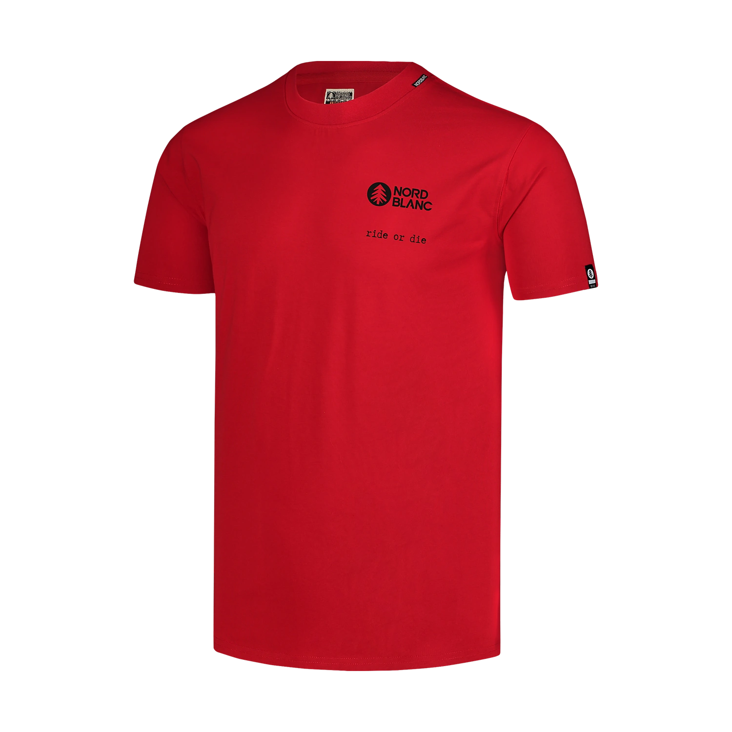 Baumwolle T-Shirt Herren - DOMESTIQUE rot-3
