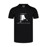 Cotton t-shirt men's - ALONE black