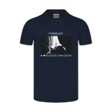 Cotton t-shirt men's - ALONE blue