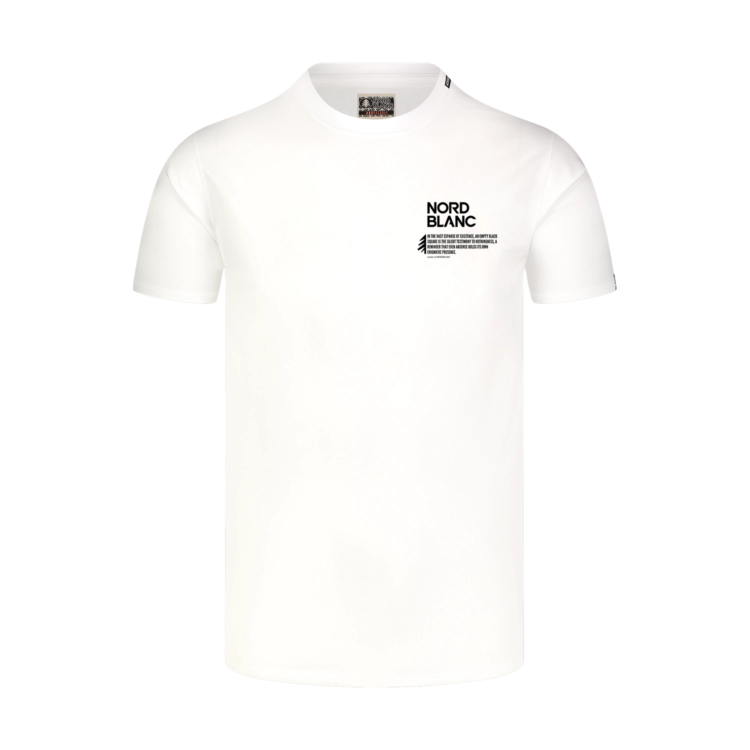 Baumwolle T-Shirt Herren - NOTHINGNESS weiß