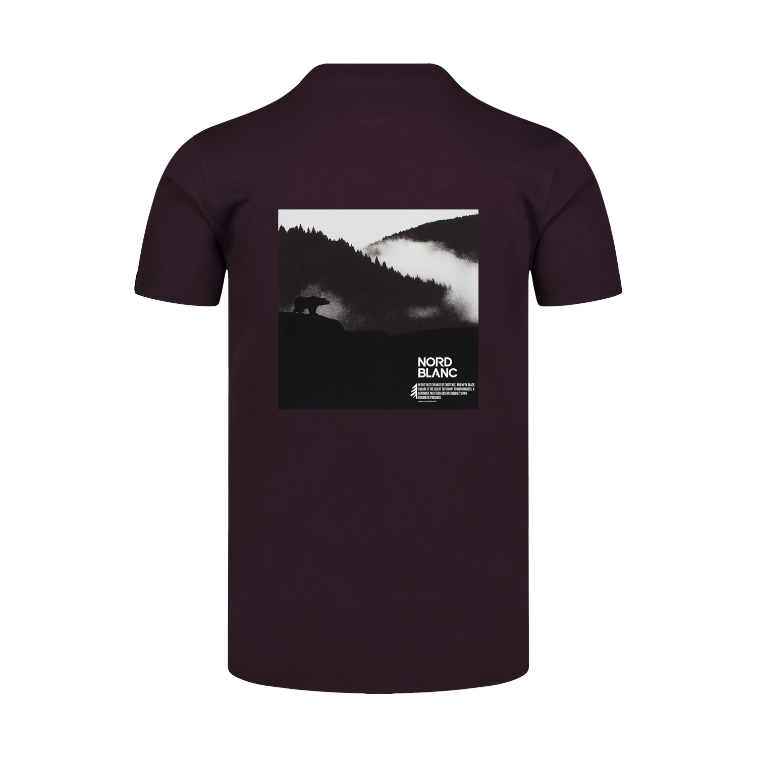 Cotton t-shirt men's - NOTHINGNESS violet-2