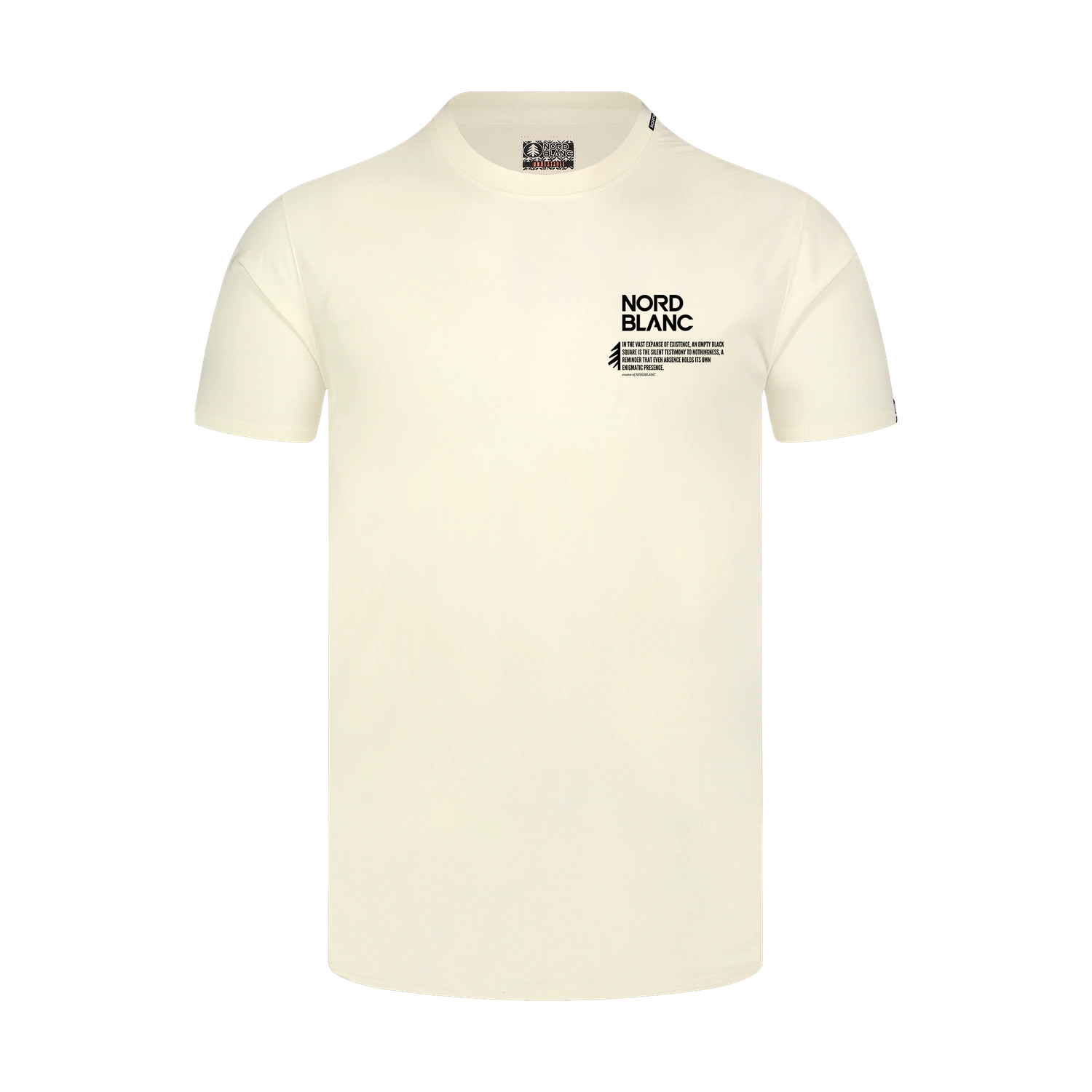 Baumwolle T-Shirt Herren - NOTHINGNESS weiß