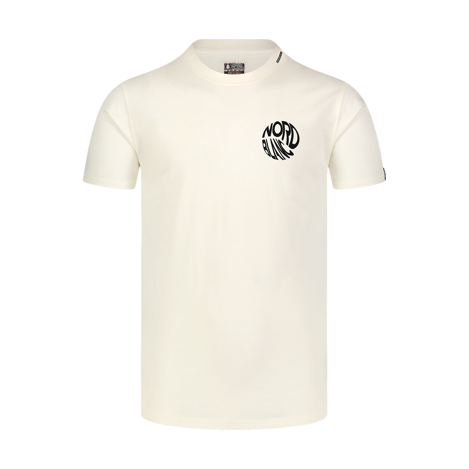 Baumwolle T-Shirt Herren - ROTATED weiß-1