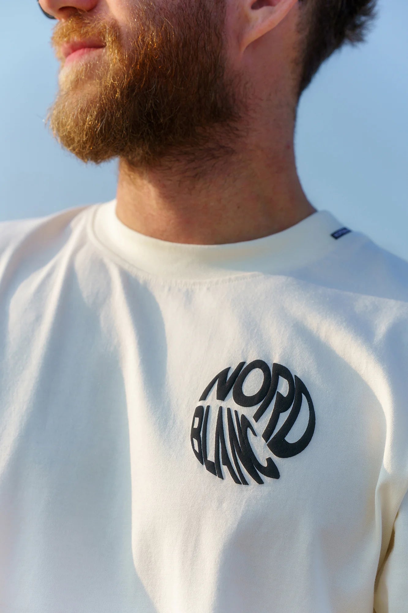 Baumwolle T-Shirt Herren - ROTATED weiß-8