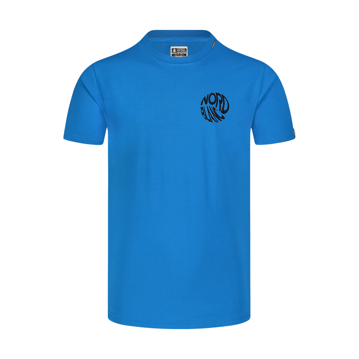 Baumwolle T-Shirt Herren - ROTATED blau