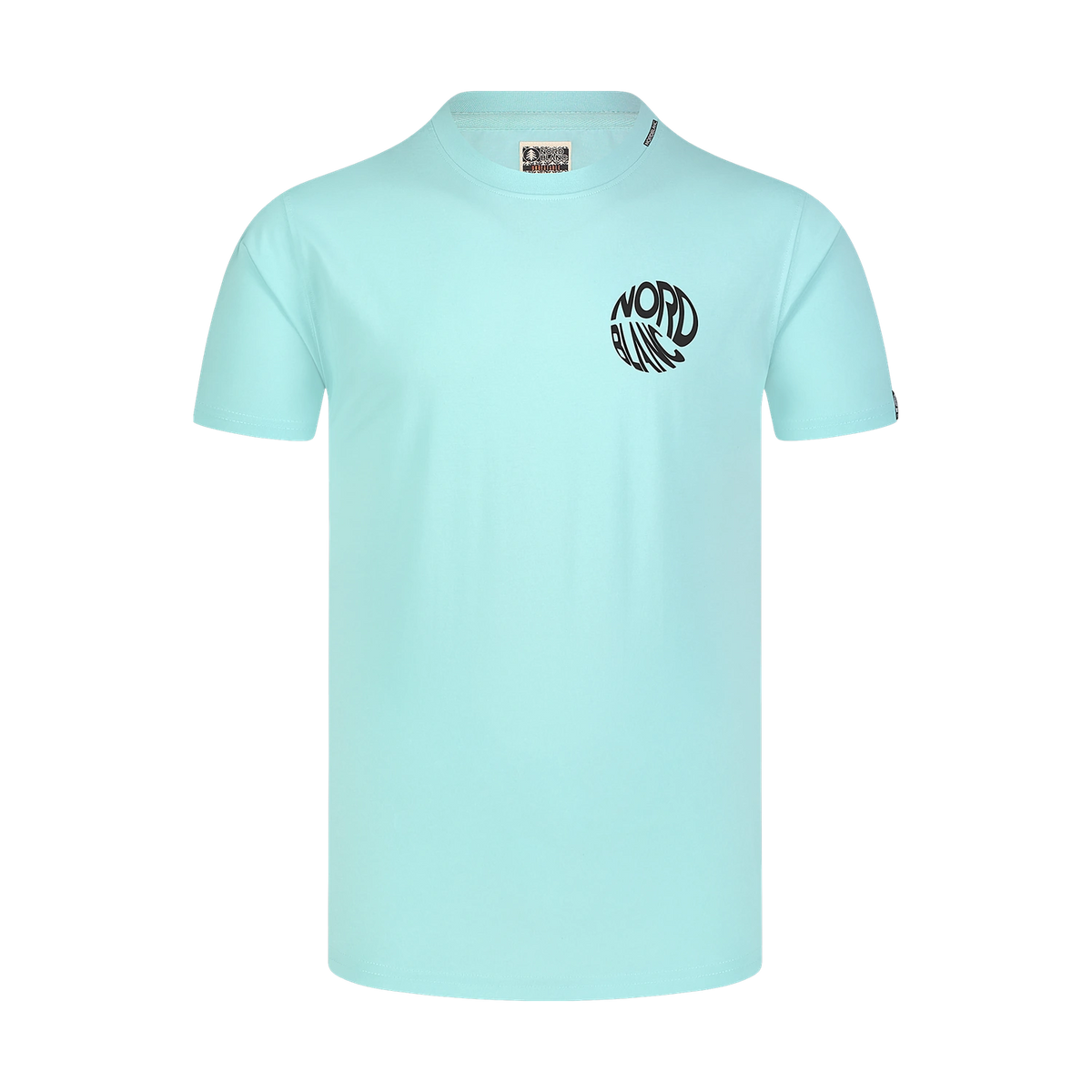 Baumwolle T-Shirt Herren - ROTATED blau