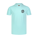Baumwolle T-Shirt Herren - ROTATED blau