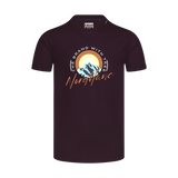 Cotton t-shirt men's - SUNRISE violet