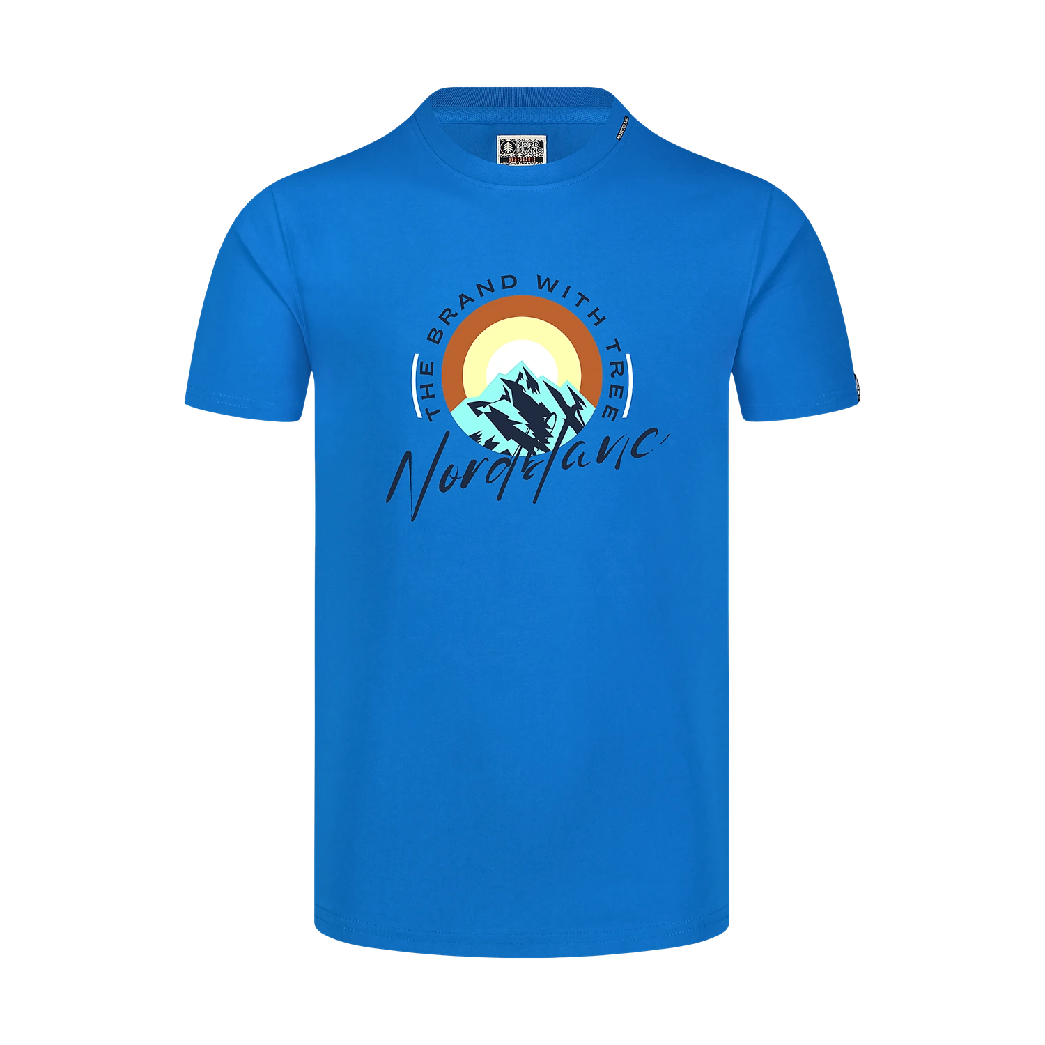 Cotton t-shirt men's - SUNRISE blue-1