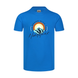 Cotton t-shirt men's - SUNRISE blue