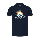 Cotton t-shirt men's - SUNRISE blue