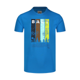 Cotton t-shirt men's - BALI blue